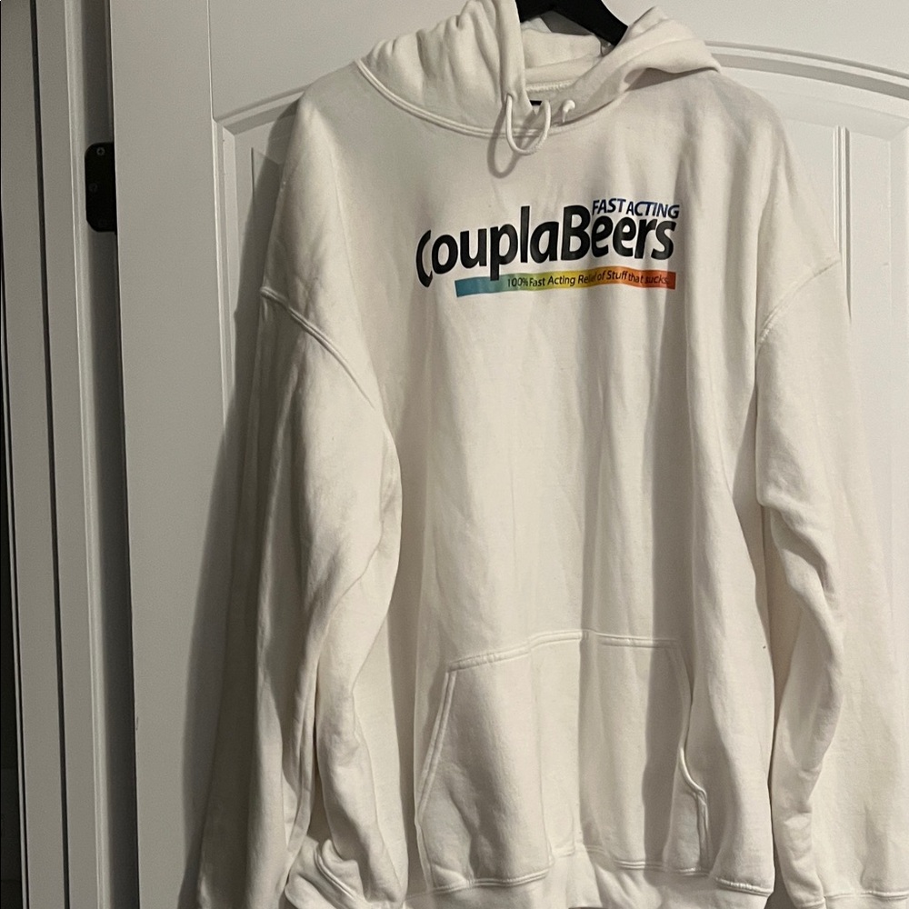Fast Acting Couple Of BEERS Hoodie 4XL